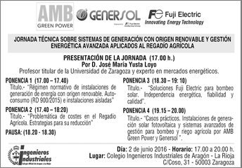 Gran éxito en la Jornada Técnica organizada por AMB/Genersol y Fuji Electric