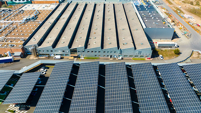 Energía solar en la industria manufacturera