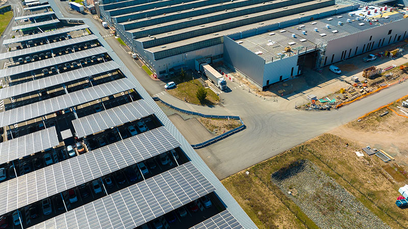 Energía solar en la industria manufacturera