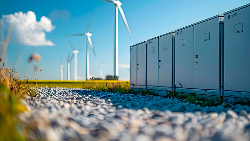 integración renovables baterías red eléctrica
