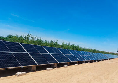 Bombeo solar con controlador