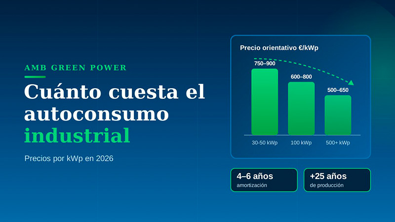 instalación de autoconsumo industrial